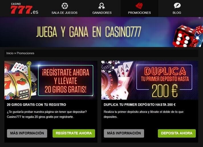 casino777 promociones juegos