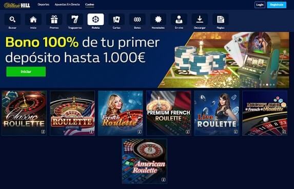 william hill juegos ruleta