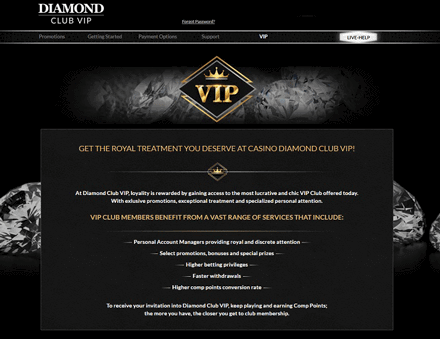 diamond club vip vip