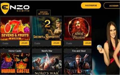 Enzo Casino giros gratis hasta por 100 euros