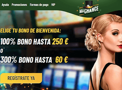 machance casino bono bienvenida